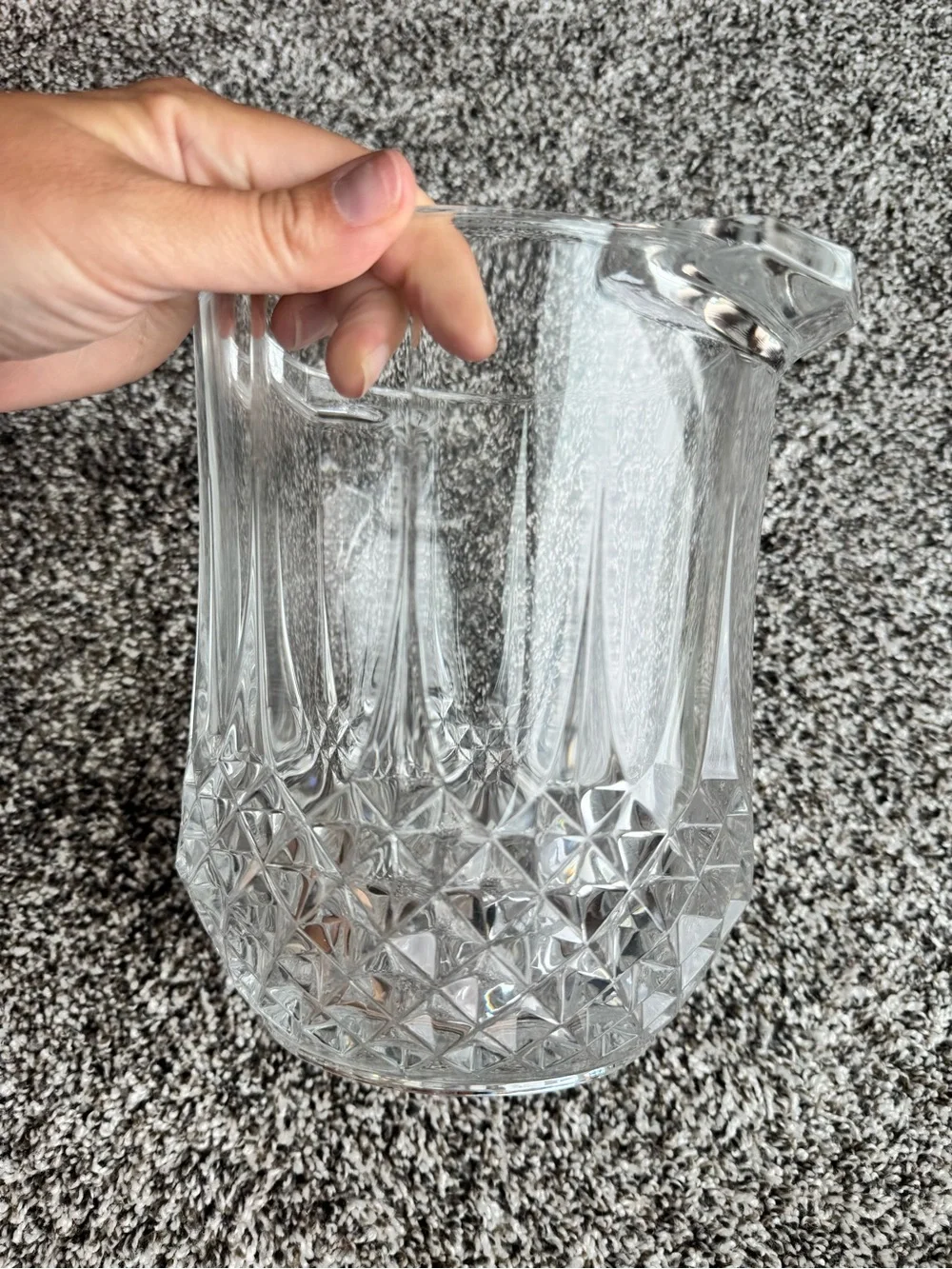 Vintage Cristal d'Arques Longchamp Clear Crystal Champagne Bucket